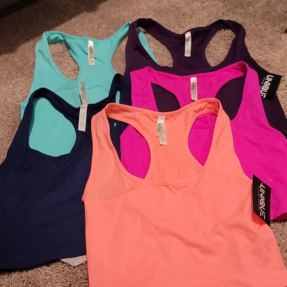 Nwt set of 5 sports bras